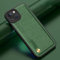 JGZGCG Für das iPhone 14/14 plus/14 Pro/14 Pro Max -Telefonhülle, Leder -Telefon -Rückzugsabdeckung mit Nicht -Slip, Silikonschock, schlank