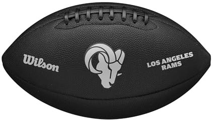 Wilson NFL Team Metallic Premiere Ballon de Football Taille Officielle Los Angeles Rams
