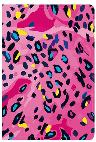 Berkin Arts Compatible con iPad Pro 12,9 Pulgadas 2022(6ª generación) Estuche/2021(5ª generación) Funda A2757/A2696/A2777 Funda Folio Funda de Piel Premium Vibrant Neon Leopard Print Cover.