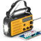 Wind Up Radio Solar Torch,8000mAh Battery Radio Portable AM/FM Radio with USB Mobile Phone Hand Crank Charger,LED Flashlight,SOS Alarm,Compass,Survival Equipment