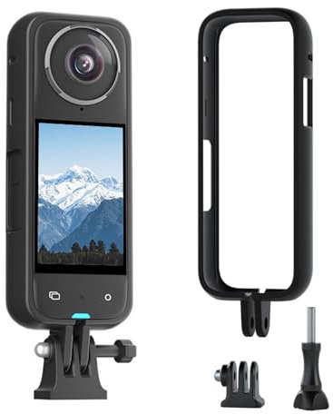 T TAKONE Schutzrahmen für Insta 360 X4 – Robustes Zubehör für die Montage auf Kamerastativen – Ideales Schutzhülle für Outdoor-Aktivitäten und Action-Videos