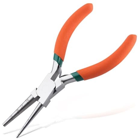 LEONTOOL Wire Looping Pliers Precision Round Nose Pliers 2mm to 8mm Bail Making Plier for Jewelry Making, Looper Plier Wire Wrapping Tools for Bending Loops, Hooks, Jump Rings