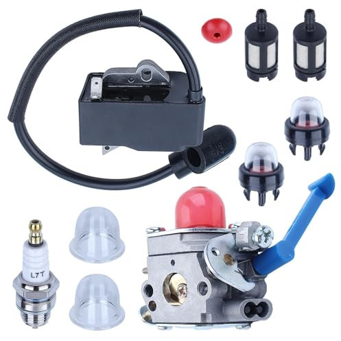 PEGGYLIN Carburetor Ignition COZil TuneUp Kit Fit For Husqvarna 128C 128LD 128R 125C 125E 125L Grass Trimmer Brush Cutter Accessories