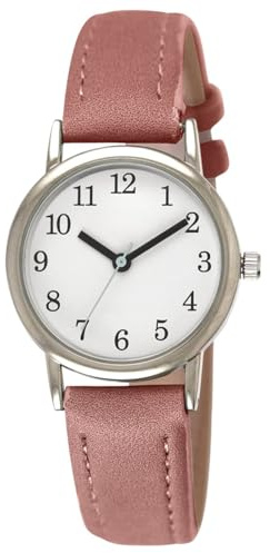 Tyme Santorini Damen Uhr Analog Quarz für Frauen Wasserdicht mit Lederarmband und klein Ziffernblatt Datum Elegant Damenuhren in Geschenkbox