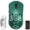 ATTACK SHARK R5 Ultra Mouse Gaming Wireless in Fibra di Carbonio 8000Hz, 39g SUPERLIGHT, 42000DPI, Sensore PAW3950MAX, Nordic 52840, Bluetooth/2.4G/USB-C Cabalto, 8K Cavo Spirale, per PC/Mac, Verde