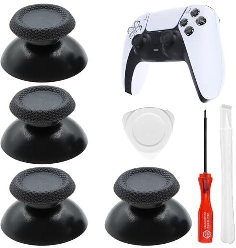BOULESENM Grip Joystick PS5,Potentiomètre de Module Analogique pour Manette de Jeu PS5,Disque Analogique Manette Ps5,Capuchon Joystick, Réparation Joystick Analogique de Remplacement pour PS5 Manette