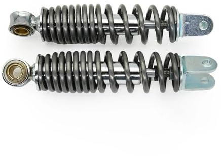 12mm Rear Shock Spring Suspension Chrome for PW50 PW 50 PY50 50 Y-Zinger Motocross Motorcycle(2 Pcs)