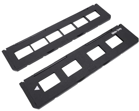 YUEHISY Film Scanner Holder Set, 135mm Slide 4 Hole & 35mm Long Tray Slide Negative Film Holder 6 Hole, for 7200/7200u Scanners