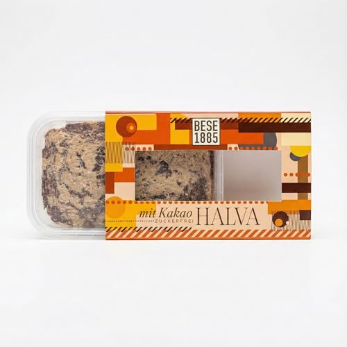 Halva Sin Azúcar con Cacao 227g – 60% Tahini con Extracto de Dátil