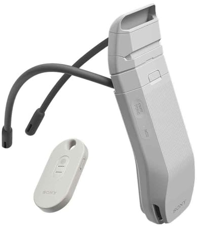 Sony REON POCKET PRO Plus, Wearable Cooling & Heating Device, Smart Temperature Control, Silent Airflow, Up to 15 Hours Battery, Hands-free, Lightweight, Comfortable, Discreet, Smartphone Compatible