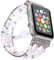 ANGGO Watch Band Fashion Elastic Stretch iwatch Strap Replacement Wristwatch Bracciale Agata Naturale per Apple Watch Series 2 Series 1 All Version (38 mm/Grigio)