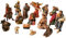 Faithful Treasure 15-teiliges Krippen-Set, handbemalte Figuren für Weihnachtskrippe, 10,2 cm hoch