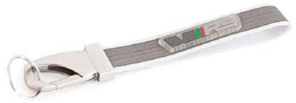 Skoda RS Schlüsselanhänger Schlaufe Anhänger Schlüsselband Accessoires Mvf46-003 Grau Einheitsgröße