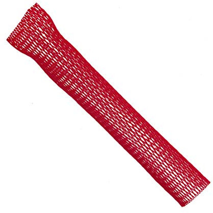 HaGa® 1 m Verpackungsnetz Netzschlauch Schutznetz Ø 50-100 mm rot | Oberflächenschutznetz | Netzbeutel | wiederverwendbar | Meterware