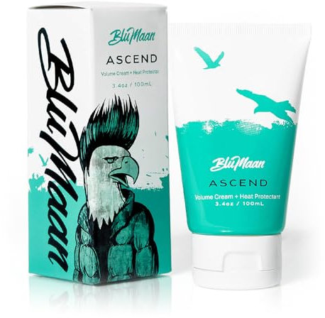 BluMaan Ascend Volumencreme | geringes Volumen und Dicke | stärkt dünnes Haar | enthält Sonnenblumenkernöl zur Pflege und Befeuchtung | 100 ml