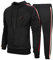 FTCayanz Herren Trainingsanzug Jogginganzug Sportanzug Männer Jogging Anzug Sweatshirt Hose 2-Schwarz M