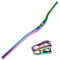 CARACHOME MTB Fahrrad Bunter Lenker 31,8 mm x 800 mm AM XC DH Downhill Racing Bike Rise Rainbow Lenker,B