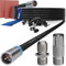 1STec 15m Black Virgin Media Quick Fit Male Push On or Over Female F-connector Technetix Isolator IEC Webro Extension Cable for V6 TIVO Set Top Box VIVID Fibre Super Hub Broadband Modems to 15 Metre