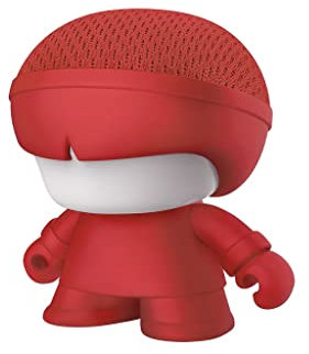 Xoopar Mini Xboy Enceinte Bluetooth Portable- Lumineuse LED - Son Puissant 360° Télécommande Selfie Intégrée - Rouge