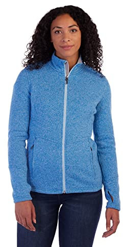 Spyder Damen Soar Fleecejacke, Medium Blue, XS EU