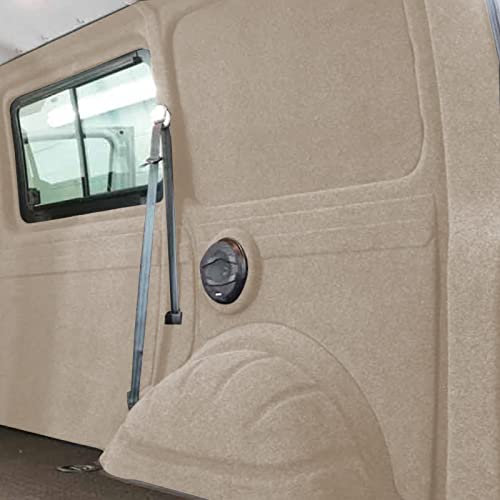 wamovo Innenverkleidung Filz Beige Ausbau universell passend für Campingbus, Kastenwagen (Verschiedene Größen) (Beige (10x2m))