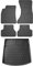 Fußmatten & Kofferraumwanne Set für Audi A4 S4 B9 Limo 2015-2025 Schwarz 5X