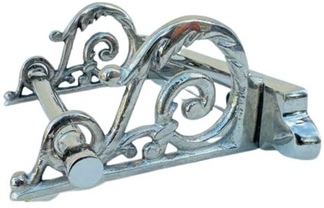 Retro Collections Antique design Victorian Vintage Style Chrome Nickle plated Toilet Roll Holder simple and Elegant Active