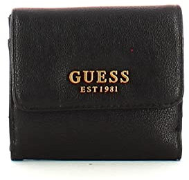 GUESS Kleine Lederwaren Centre Stage SLG CRD, Schwarz , Einheitsgröße