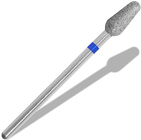 Vnjaoi Diamond Tapered Cuticle Nail Drill Bits, Pro Electric Nail Bit für Nagelstudio Maniküre, 3/32 Shank efile Bit (Medium)