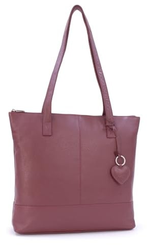 Gigi - Leder - Damenhandtasche/Schultertasche/Tote - OTHELLO 9101 - Burgund