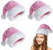POPOYU 3 Stück Weihnachtsmütze Nikolausmütze Erwachsene,Weihnachtsmann Kostüm Nikolausmütze,Rosa Mütze Dicker Plüsch Fellrand aus Plüsch Nikolaus,Weihnachtsmann Mütze für Herren/Damen