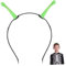 jojofuny Leuchtender Alien Haarreif FüR Halloween, Karneval Und Partys, Cute Damen Haarschmuck Kinder Mädchen Karneval Fasching Party Cosplay Kostüm Zubehör