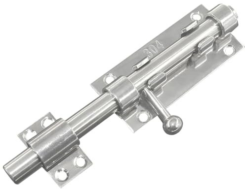 304 Edelstahl schwerer Deuty Türriegel (15,2 cm)