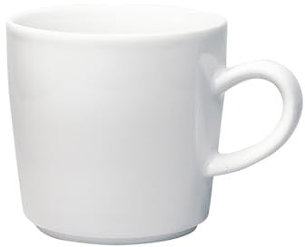 KAHLA 394753A90039C Five Senses Obertasse 0,28 l | weiße Tasse 280 ml aus Porzellan