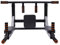 Dip Station Wandmontage, bis 200 kg Belastbar, Verstellbar, mit Polsterung, Bauchmuskeltrainer, Dipstation, Dip-Station, Klimmzugstange für Wand(Schwarz)