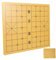 ibasenice Backgammon-Schachbrett Chinesisches Schachbrett Xiangqi-stückbrett Zubehör Für Schachbrett Aus Holz Doppelseitiges Schachbrett Chinesisches Schachspiel Hölzern China Quadrat