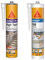 SIKA - Colle polyuréthane puissante - Pour fixation d'objets lourds - Intérieur et extérieur -Blanc -300ml + Mastic Silicone spécial salle de bain, cuisine et douche - Anti-moisissures - Blanc - 300ml