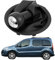 TXBZQKJ Schaltsack Schaltmanschette Schaltknauf FüR Citroen Berlingo Multispace 2008-2018, 5 Gang Staub Rahmen Abdeckung Schwarz Leder NäHte Ersatz