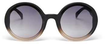OKKIA Sonnenbrille OK014-BP Monica Round Black Shaded Rose mit Rahmen XXL Soft Touch