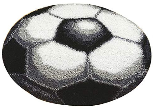 Courtieyeardceastea Latch Hook Rug Kit DIY Carpet Craft Decoration Rug Making Kit Football
