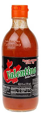 Kajal Valentina Extra Scharfe Chili Sauce 370ml – Sehr scharf, authentischer Chili-Geschmack, 5000 Scoville, ideal für scharfe Gerichte, Taco, Salsa Dip, Hot & Fire Sauce