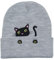 YAMEIZE Katzen Mütze Strickmützen für Damen - Herren Cat Mütze Katze Strickmütze Winter Schädelmütze Warme Mütze Outdoor