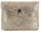 flora & co Porte-Monnaie Cartes Similicuir Suédé Brillant - Portefeuille Pochette à Magnétique Tout-en-Un Taille Petite - Pratique Léger - Doré