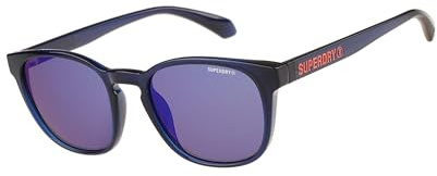 Superdry SDS-5038 - Gafas de sol para hombre 153 azul cristalino/naranja, Blue
