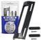 Gefrierschrank und Kühlschrank Griff Universal Befestigungslöcher 85-160 mm Größe 200 x 73 mm - Set Enthält 2 Kappen und 2 Schrauben - Garantie 10 Jahre - MONTERAL