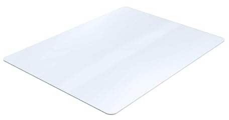 predolo Bodenschutzmatte Und Unterlegmatte für Kühlschränke Transparente Bürostuhlunterlage als Bodenschutz aus PVC Leicht zu Reinigen für Holzböden Und