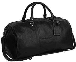 The Chesterfield Brand William Weekender Reisetasche Duffle Leder 53 cm, Schwarz, L