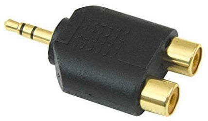 Jack audio adattatore da maschio stereo da 3,5 mm a 2 RCA femmina, adattatore splitter a Y