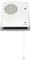 Winterwarm WWDF20E 2KW Downflow Heater IP22 Rated, Pull Cord, 30 Minute Run Time, Automatic Shut-off, Over Heat Protection - White