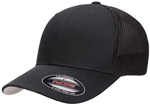 Flexfit Herren Trucker Cap Verschluss, Blickdicht, Meliert, Einheitsgröße